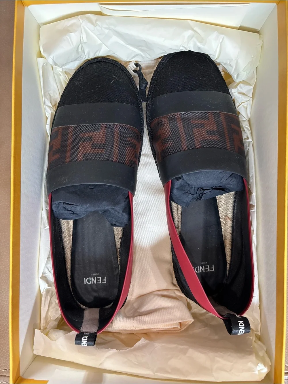 Fendi espadrille flats